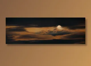 自然, 天堂, 月亮, 满月, 云, 夜晚, 神秘的心情