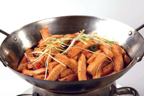 干锅美食焖锅湘菜麻辣香辣纸锅干锅千页豆腐