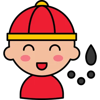 儿童节装饰简笔画元素