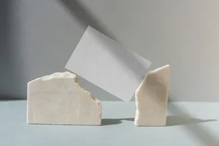 北欧风正面场景名片样机