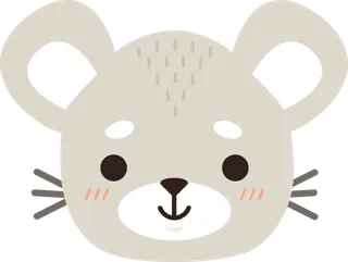 卡通动画动画小动物小老鼠免扣PNG手绘插画图片素材 (10)