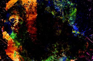 抽象艺术油漆颜料混色流体简笔背景