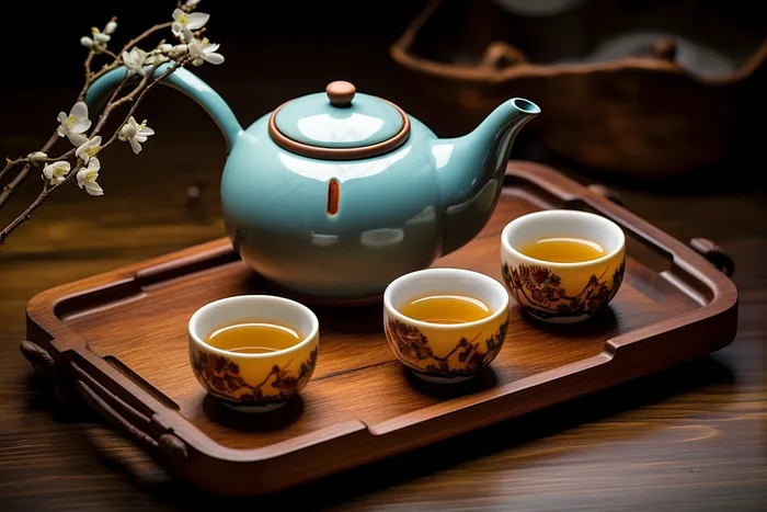 红茶茶文化精美茶具摄影图(4032x2688)
