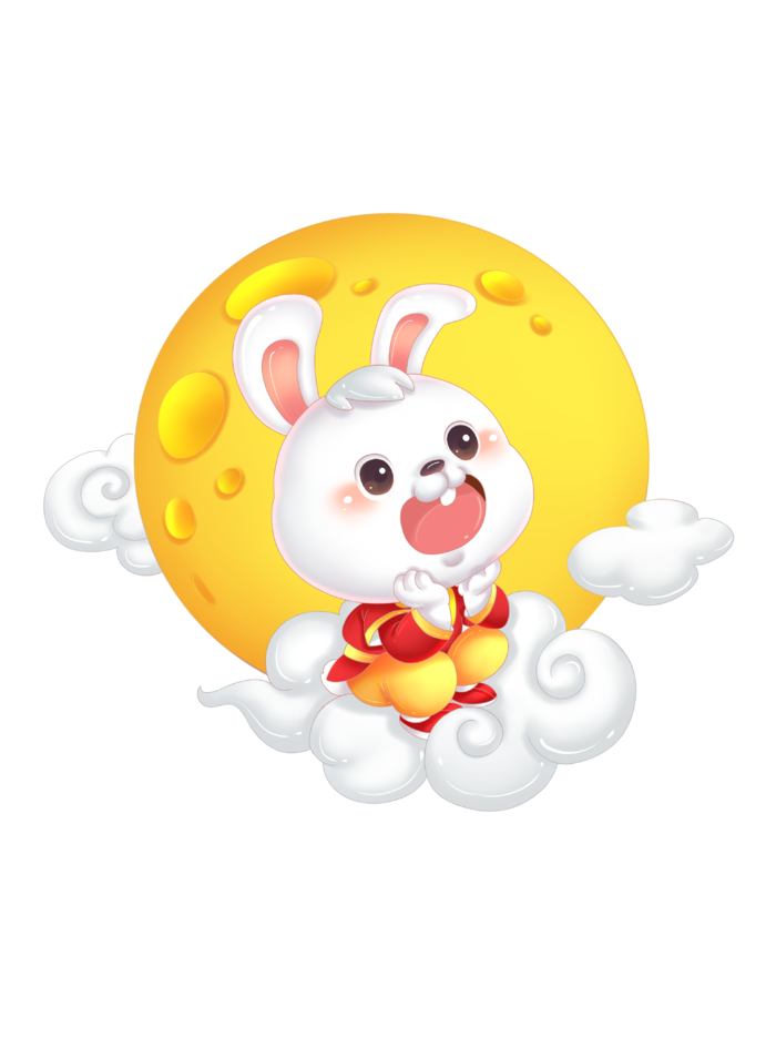兔年插画兔年新年元素PNG免扣素材