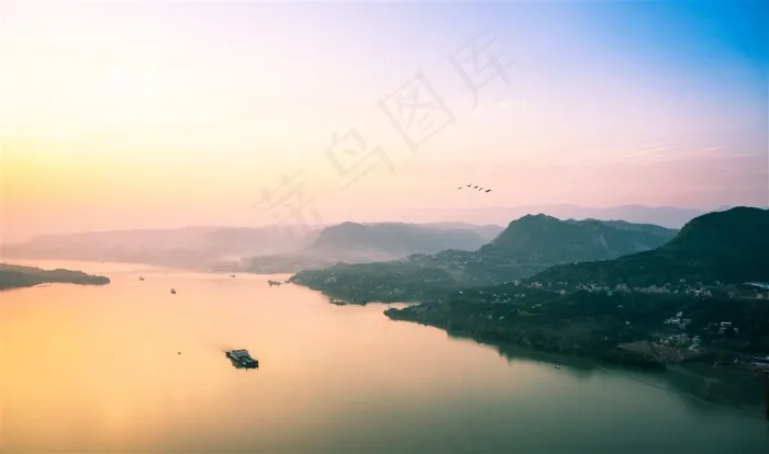 长江三峡秋色