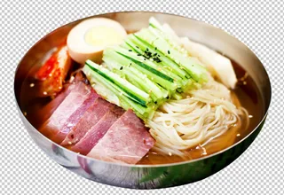 朝鲜冷面免扣素材
