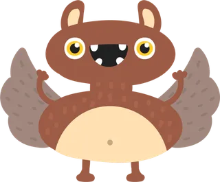 卡通可爱怪兽病毒免扣PNG素材图片 (20)