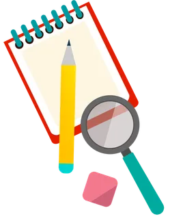 笔记本铅笔放大镜学习工具卡通少儿兴趣班