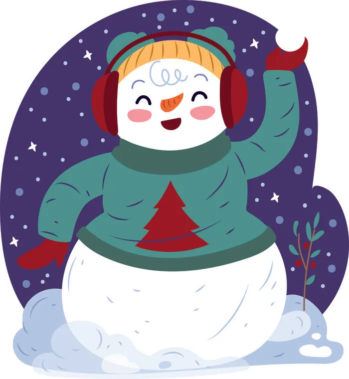 矢量雪人图 矢量 cdr矢量模版下载