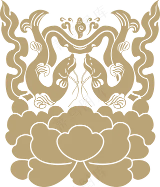 中国风传统吉祥寓意图案古代喜庆祥瑞纹样纹饰PNG免抠