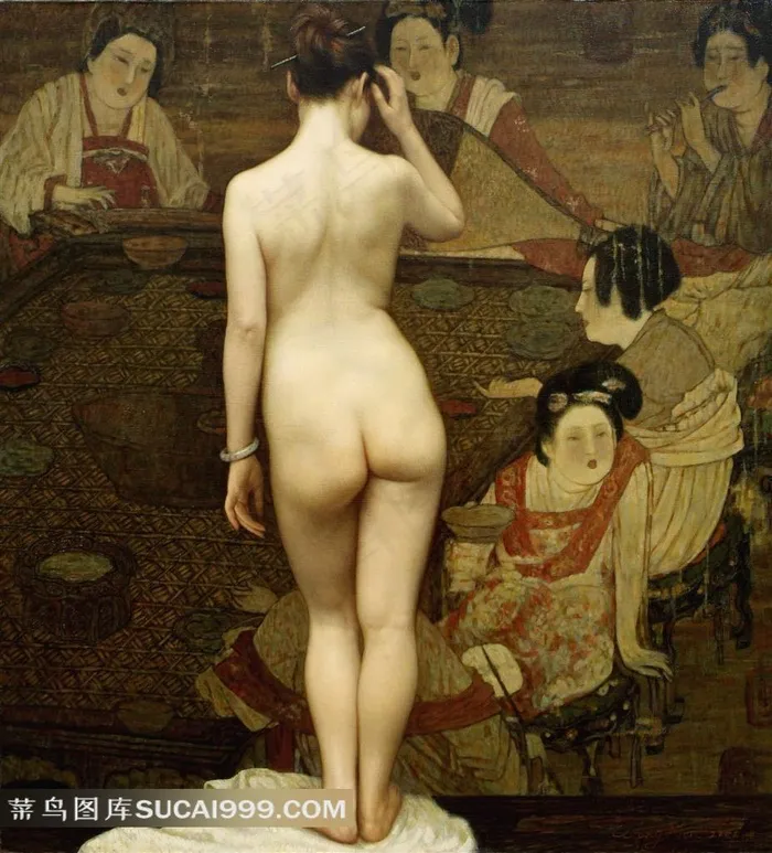 中国大师艺术人体油画作品