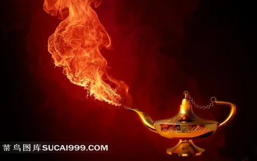 红红火火的插画--神灯 红红火火的插画--神灯