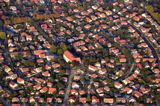 匈牙利小镇航拍图