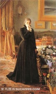 世界著名油画无法维慰籍的悲痛