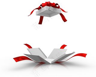 精美立体礼盒设计高清图