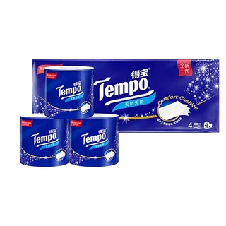 得宝天然无香有芯卫生卷纸10卷超市商品白底图免抠实物摄影png格式图片透明底