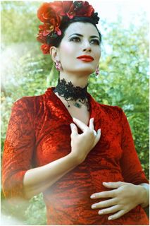 艺术彩妆写真图片