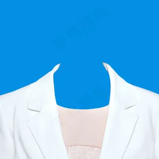 西装模板  女生西装 寸照模板 西装 证件照 西服 免抠  