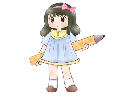 培训班儿童与笔组合