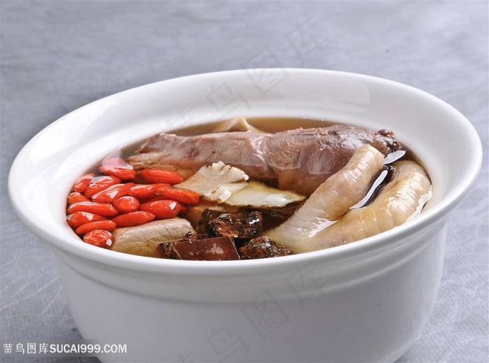 双宝炖鹑鸟的美食图片