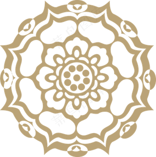 中国风传统吉祥寓意图案古代喜庆祥瑞纹样纹饰PNG免抠