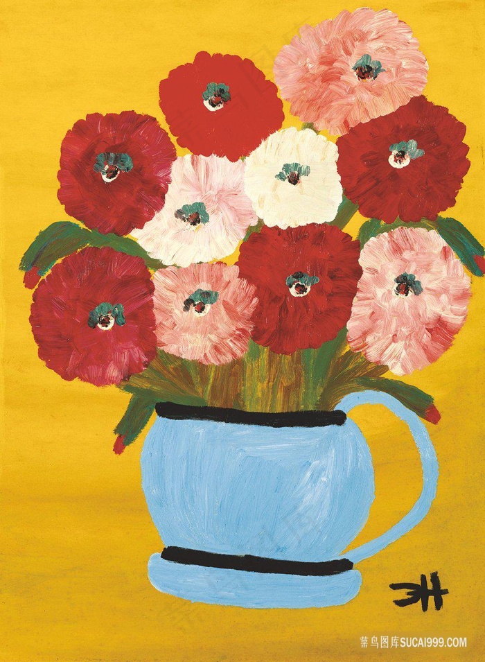 仟像映画--百日花艺术油画