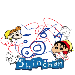 蜡笔小新可爱人物免扣素材