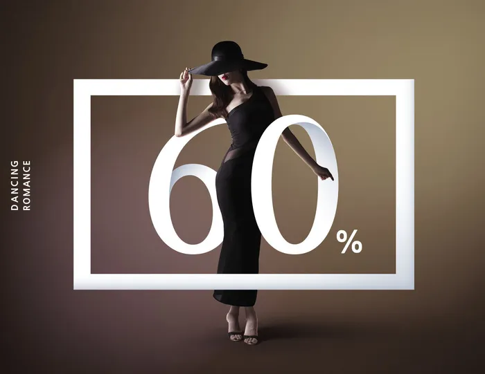 电商美女销售海报psd模版下载