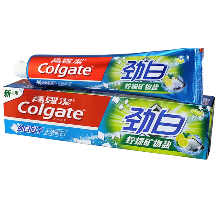 高露洁牙膏 (41)超市商品白底图免抠实物摄影png格式图片透明底