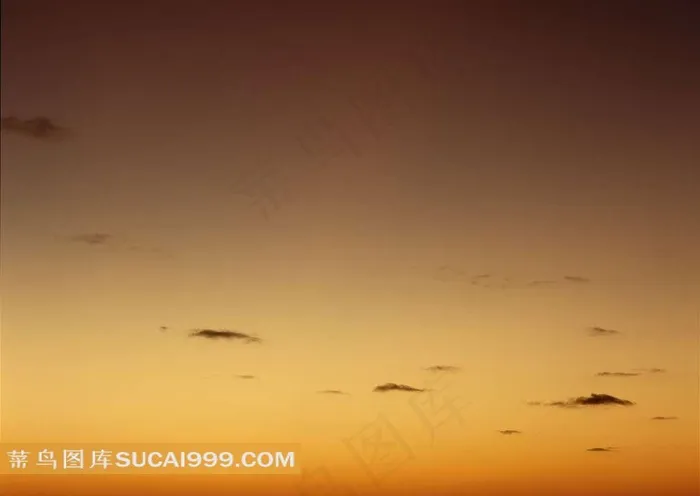 夕阳天空图片