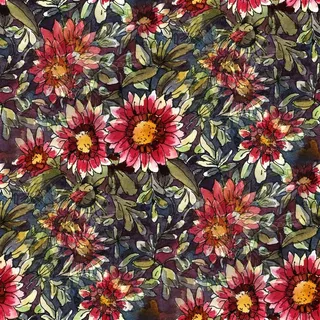 紫红繁复欧式花朵高清图片