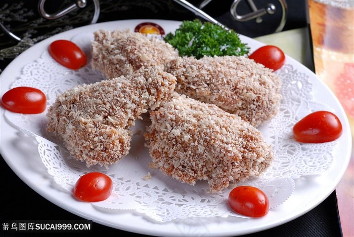 炸鸡腿的美食图片
