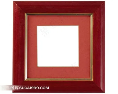 红木相框背景素材