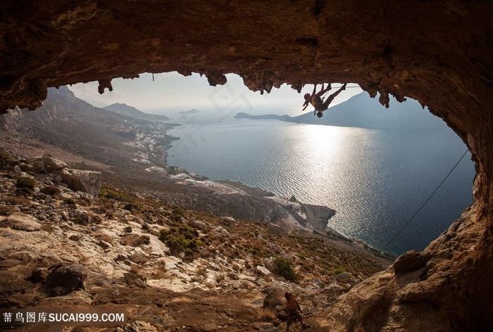 户外登山高清图片