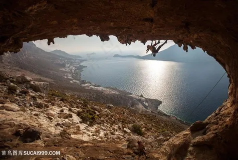 户外登山高清图片