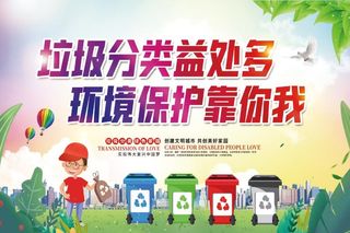 垃圾分类展板