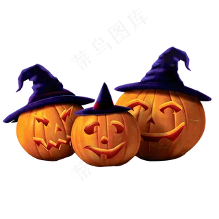 万圣节节日卡通素材南瓜