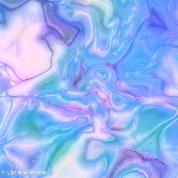 万花筒式多彩蓝紫幻彩曲线背景图片