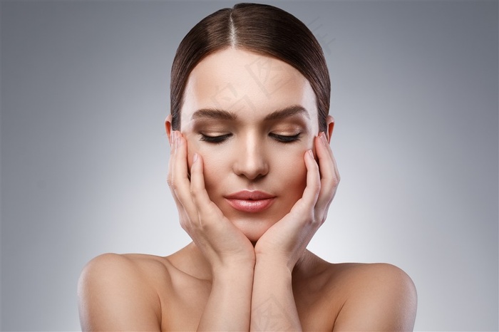 完美肌肤的美女素材大图