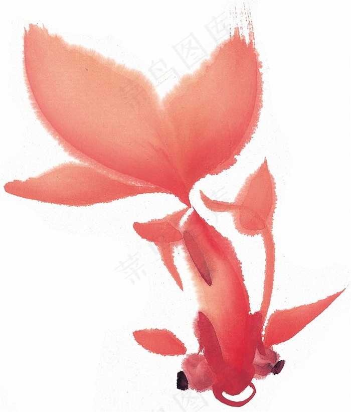 国画鱼虾蟹龟文化艺术图片素材