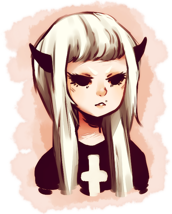 女孩暗黑素材人物