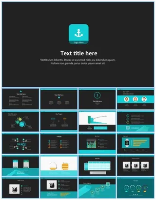 简约大气矢量卡通欧美风工作总结报告ppt模板
