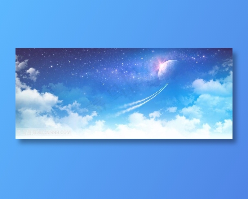 蓝天景色高清图片