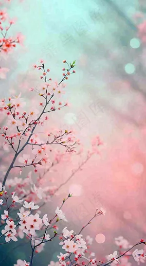 春天唯美清新白色鲜花樱花，文艺新鲜浪漫情人节摄影图