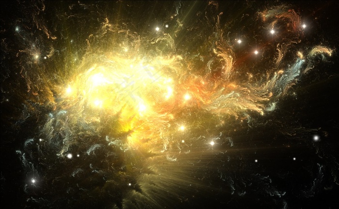 炫彩唯美闪耀底星空背景高清图片