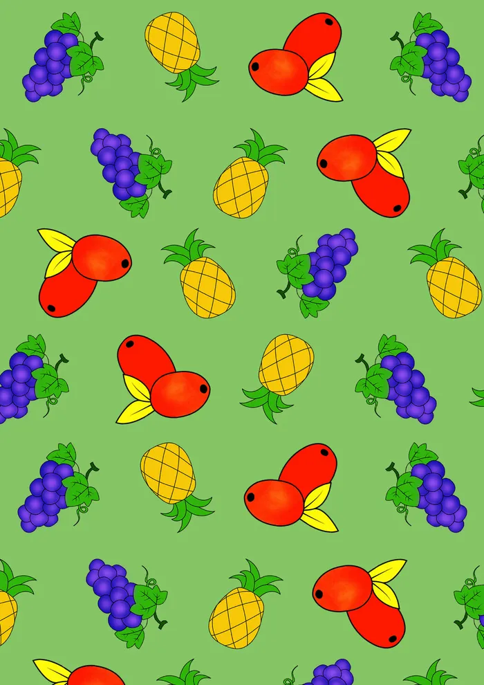 小清新水果背景图