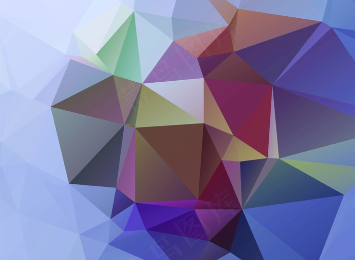 炫彩几何图形背景 几何艺术设计 多边形背景图片