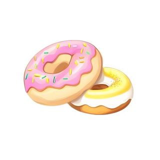 甜甜圈甜品免抠