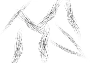 绒毛、细毛纹理PS毛发笔刷