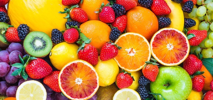 新鲜水果背景banner